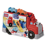 Mattel MEGA BLOKS Build and Race Rig, Ages 1 and Up, 19 Pieces (MTTJFR29) Each