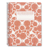 DECOMPOSITION® Spiral Composition Book, Medium/College Rule, Sunflowers, (80) 9.75 x 7.5 Sheets (DCP16580) Each