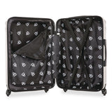 InUSA Luggage Vasty Three-Piece Hardside Spinner Luggage Set, Gray (WLBIUVASSMLGRE) Each