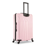 InUSA Luggage Vasty Three-Piece Hardside Spinner Luggage Set, Pink (WLBIUVASSMLPNK) Each