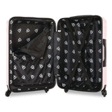 InUSA Luggage Vasty Three-Piece Hardside Spinner Luggage Set, Pink (WLBIUVASSMLPNK) Each