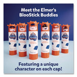 Elmer's® BlooStick Buddies Washable Removable Glue Sticks, 0.21 oz, Dries Clear, 48/Box (EPI2213735) Box of 48