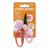 Fiskars® MVP Dance Kid's Scissors, Pointed Tip, 5" Long, Straignt Pink Handle (FSK1073415) Each