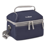 L.L.Bean® Flip-Top Insulated Lunch Box, 9 x 5 x 7, Navy (LLB0SUL721000) Each