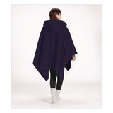 L.L.Bean® Cozy Sherpa Wearable Throw, 58 x 60, Navy (LLB51484674) Each