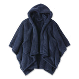 L.L.Bean® Cozy Sherpa Wearable Throw, 58 x 60, Navy (LLB51484674) Each