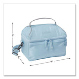 L.L.Bean® Flip-Top Insulated Lunch Box, 9 x 5 x 7, Surf Blue (LLB502871704) Each