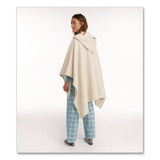 L.L.Bean® Cozy Chenille Wearable Throw, 58 x 60, Cream (LLB523884459) Each