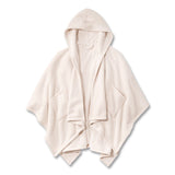 L.L.Bean® Cozy Chenille Wearable Throw, 58 x 60, Cream (LLB523884459) Each