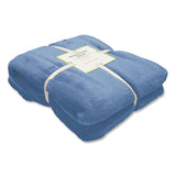 L.L.Bean® Wicked Plush Throw, 60 x 80, Deep Blue (LLB3027821498) Each