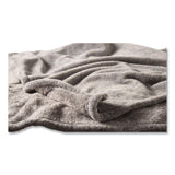 L.L.Bean® Wicked Plush Throw, 60 x 80, Charcoal Gray Heather (LLB3027826986) Each