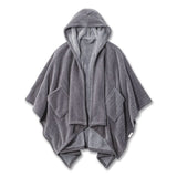 L.L.Bean® Cozy Chenille Wearable Throw, 58 x 60, Gray (LLB5238848281) Each