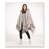L.L.Bean® Cozy Sherpa Wearable Throw, 58 x 60, Gray (LLB5148468281) Each