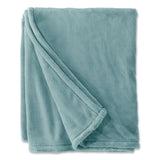 L.L.Bean® Wicked Plush Throw, 50 x 60, Coastal Aqua (LLB30278156594) Each