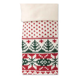 L.L.Bean® Fair Isle Christmas Stocking, 7.5 x 24, Cream Fair Isle Print (LLB52138238730) Each