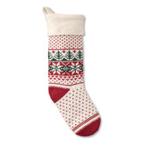 L.L.Bean® Fair Isle Christmas Stocking, 7.5 x 24, Cream Fair Isle Print (LLB52138238730) Each