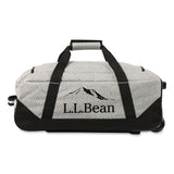 L.L.Bean® Adventure 22" Polyester Telescoping Carry-On Travel Duffel with Wheels, 22 x 12 x 9, Heather Gray Diamond (LLB52071155324) Each