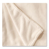 L.L.Bean® Wicked Plush Throw, 50 x 60, Antique White (LLB302781455) Each