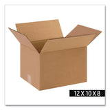 National Brand Shipping Boxes, Regular Slotted Container (RSC), 10" x 12" x 8", Kraft, 25/Bundle (WLB121008) 1 BD