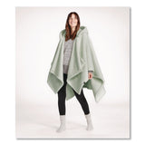 L.L.Bean® Cozy Sherpa Wearable Throw, 58 x 60, Silver Sage (LLB51484649461) Each