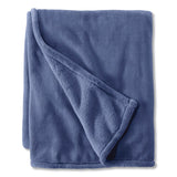 L.L.Bean® Wicked Plush Throw, 50 x 60, Bayside Bue Heather (LLB3027815845) Each