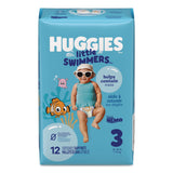 Huggies® Little Swimmers, Size 3, 16 lbs to 26 lbs, 12/Pack, 8 Packs/Carton (KCM18339) Case of 8