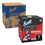 Scott® Shop Towels Original, 1-Ply, 9 x 12, Unscented, Blue, 200/Box (KCM75190BX) Box of 200
