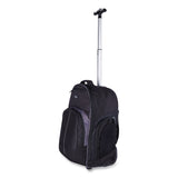 Targus® Compact Rolling Backpack, Fits PC Laptops Up to 16" and MacBook Pros Up to 17", 13.8" x 9" x 19", Black (TRGTSB750US) Each