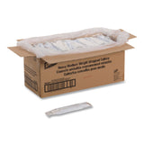Dixie® Individually Wrapped Mediumweight Polystyrene Cutlery, Fork/Knife/Teaspoon/Napkin, Plastic, White, 250/Carton (DXECM26NC7) Case of 250