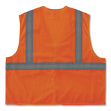 ergodyne® GloWear 8205HL Type R Class 2 Super Econo Mesh Vest, Polyester Mesh, 4X-Large to 5X-Large, Orange (EGO20969) Each