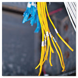 DYMO® Rhino Flexible Nylon Industrial Label Tape, 0.5" x 11.5 ft, White/Black Print (DYM18488) Each