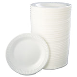 Dart® Quiet Classic Laminated Foam Dinnerware, Plate, 10.25" dia, White, 125/Pack, 4 Packs/Carton (DCC10PWQR) Case of 500