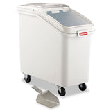 Rubbermaid® Commercial ProSave Mobile Ingredient Bin, 26.18 gal, 15.5 x 29.5 x 28, White, Plastic (RCP360288WHI) Each
