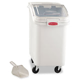 Rubbermaid® Commercial ProSave Mobile Ingredient Bin, 26.18 gal, 15.5 x 29.5 x 28, White, Plastic (RCP360288WHI) Each