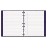 Blueline® MiracleBind Notebook, 1-Subject, Medium/College Rule, Purple Cover, (75) 9.25 x 7.25 Sheets (REDAF915086) Each