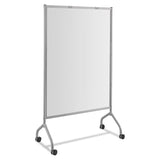 Safco® Impromptu Magnetic Whiteboard Collaboration Screen, 42w x 21.5d x 72h, Gray/White (SAF8511GR) Each