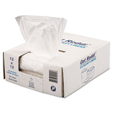 Inteplast Group Ice Bucket Liner Bags, 3 qt, 0.24 mil, 12" x 12", Clear, 1,000/Carton (IBSBLR121206) Case of 1000