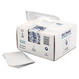 Inteplast Group Ice Bags, 1.5 mil, 11" x 20", Clear, 1,000/Carton (IBSIC1120) Case of 1000