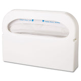 HOSPECO® Health Gards Toilet Seat Cover Dispenser, Half-Fold, 16 x 3.25 x 11.5, White, 2/Box (HOSHG12) Each