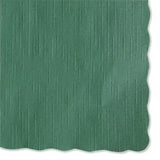 Hoffmaster® Solid Color Scalloped Edge Placemats, 9.5 x 13.5, Hunter Green, 1,000/Carton (HFM310528) Case of 1000