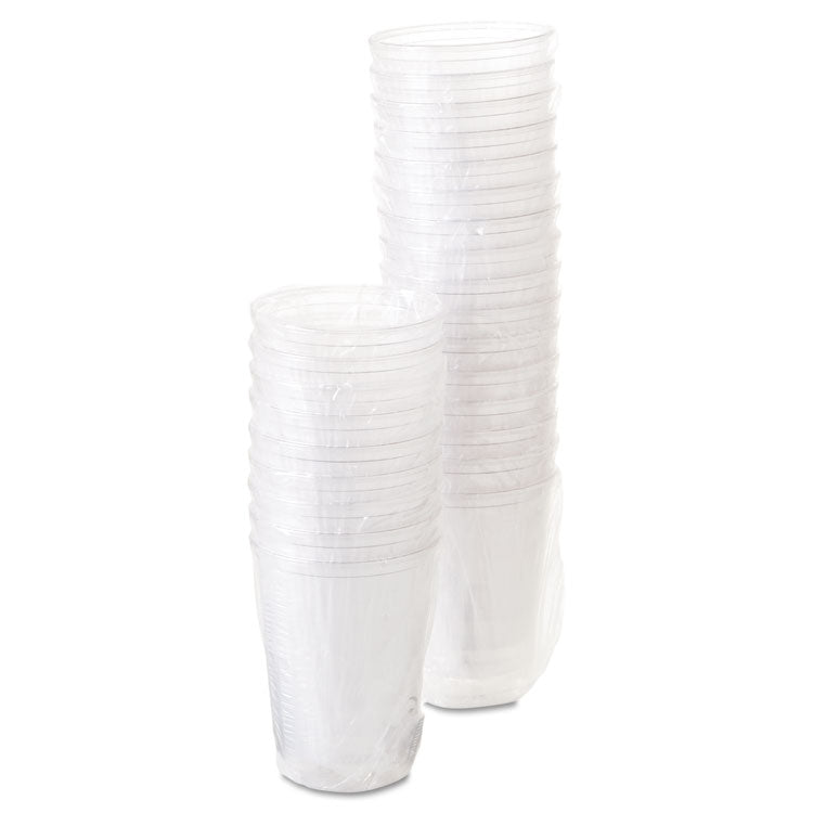 Dart® Ultra Clear PETE Cold Cups, 10 oz, Individually Wrapped, 25/Sleeve, 20 Sleeves/Carton (SCCTP10DW)