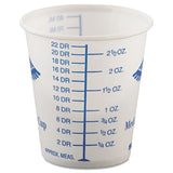 SOLO® Paper Medical and Dental Graduated Cups, 3 oz, White/Blue, 100/Bag, 50 Bags/Carton (SCCR3) Case of 5000