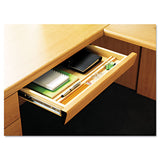HON® Laminate Angled Center Drawer, 22w x 15.38d x 2.5h, Harvest (HON1522C) Each