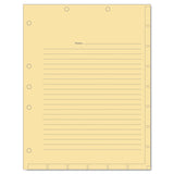 Tabbies® Medical Chart Index Divider Sheets, Untabbed, 11 x 8.5, Manila, 400/Box (TAB54519) Box of 400