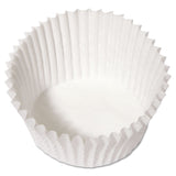 Hoffmaster® Fluted Bake Cups, 4.5 Diameter x 1.25 h, White, Paper, 500/Pack, 20 Packs/Carton (HFM610032) 20 Packs of 500