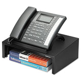 Fellowes® Designer Suites™ Telephone Stand, 13 x 9.13 x 4.38, Black Pearl (FEL8038601) Each