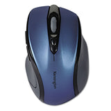 Kensington® Pro Fit Mid-Size Wireless Mouse, 2.4 GHz Frequency/30 ft Wireless Range, Right Hand Use, Sapphire Blue (KMW72421) Each
