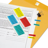 Redi-Tag® Mini Arrow Page Flags, "Sign Here", Blue/Mint/Red/Yellow, 126 Flags/Pack (RTG72020) Pack of 126