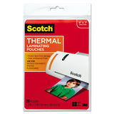 Scotch™ Laminating Pouches, 5 mil, 5" x 7", Gloss Clear, 20/Pack (MMMTP590320) Pack of 20