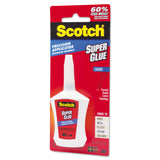 Scotch® Super Glue with Precision Applicator, 0.14 oz, Dries Clear (MMMAD124)